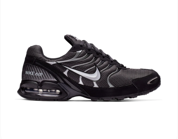 Nike Air Max Black and Silver Low-Top Sneakers