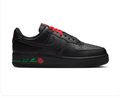 Nike Air Force 1 Black Rose Detail Low-Top Sneakers