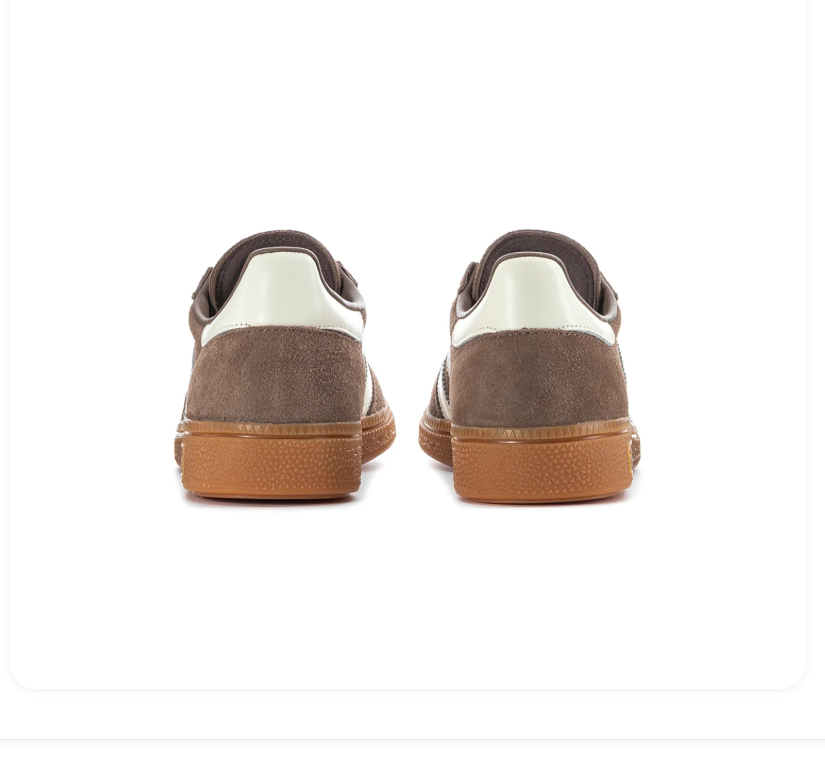adidas Handball Spezial Brown and Cream Sneakers with Gum Sole
