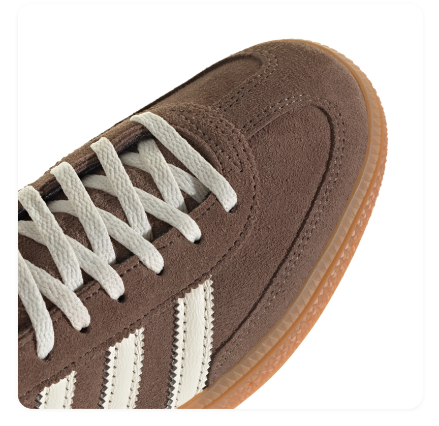 adidas Handball Spezial Brown and Cream Sneakers with Gum Sole