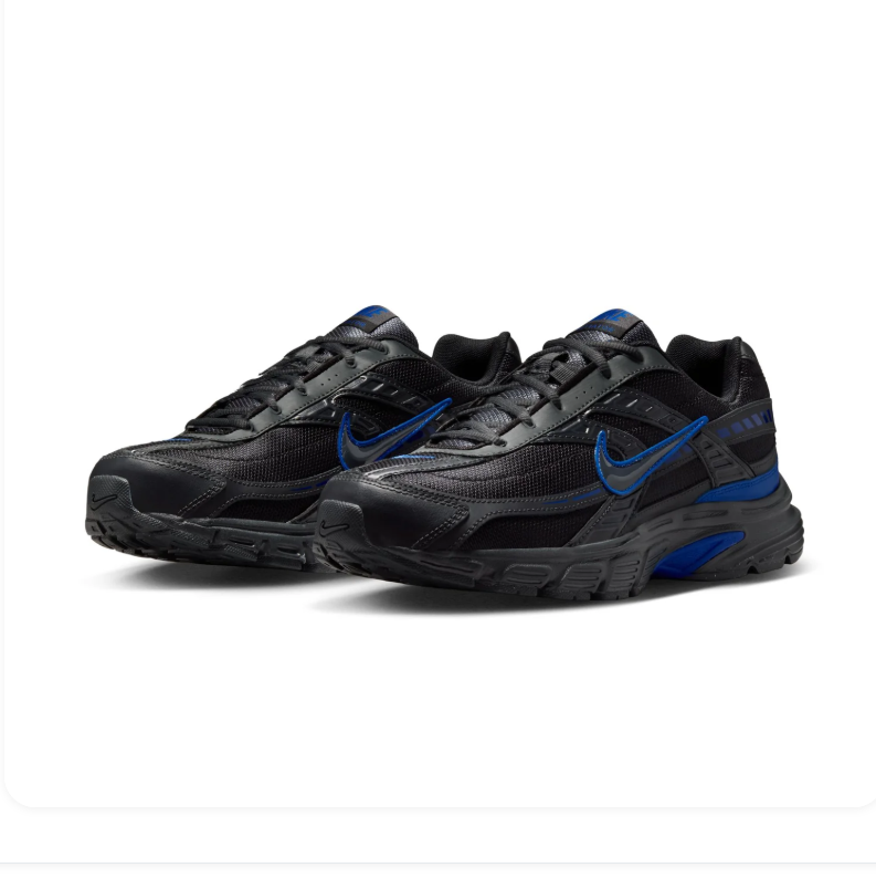 Nike Initiator Black and Royal Blue Sneakers