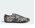 adidas Black and Cream Zebra-Print Low-Profile Sneakers