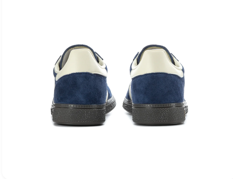 adidas Handball Spezial Navy and Cream Sneakers with Dark Sole