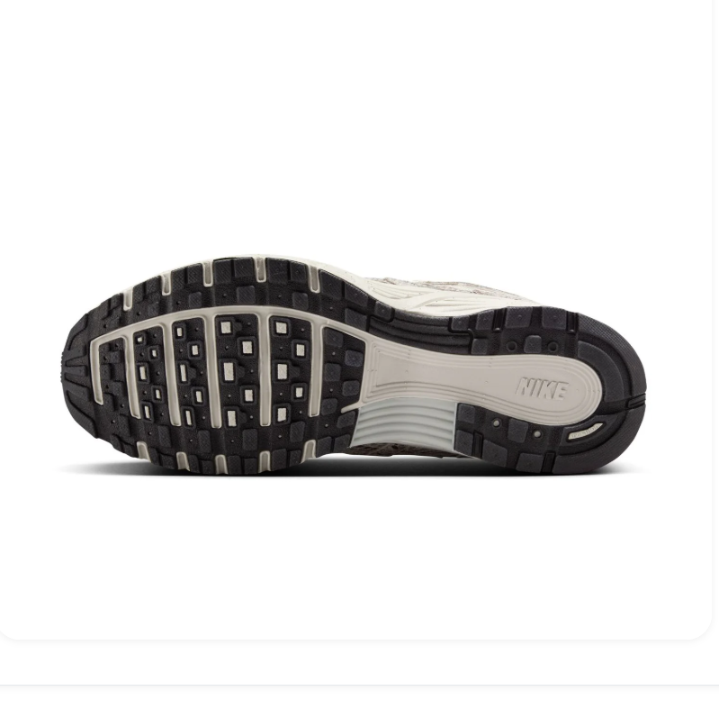 Nike P-6000 Cream and Snakeskin-Print Sneakers