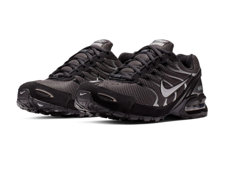 Nike Air Max Black and Silver Low-Top Sneakers
