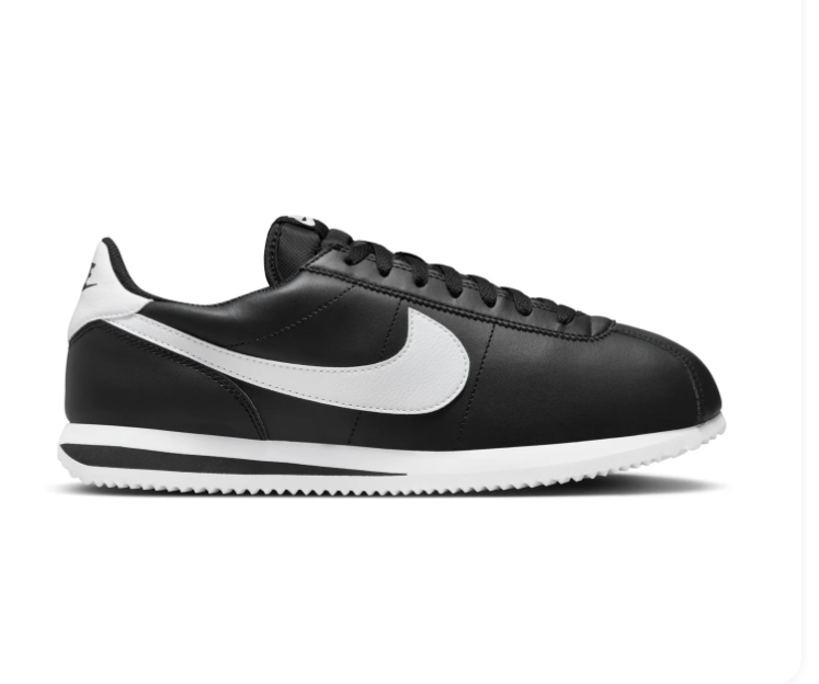 Nike Black and White Retro Low-Top Sneakers