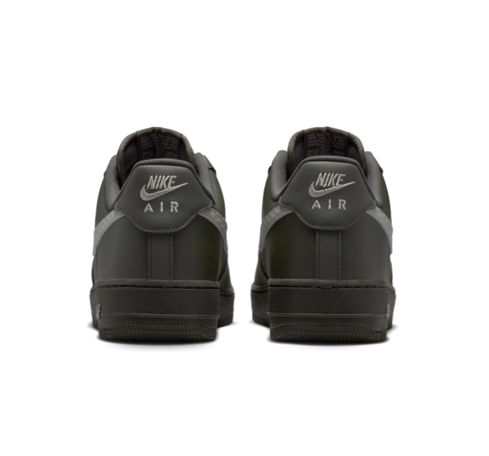 Nike Air Force 1 Dark Olive and Grey Low-Top Sneakers