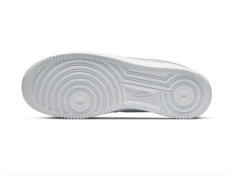 Nike Air Force 1 All-White Low-Top Sneakers
