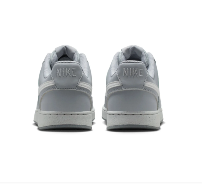 Nike Court Vision Grey and White Low-Top Sneakers