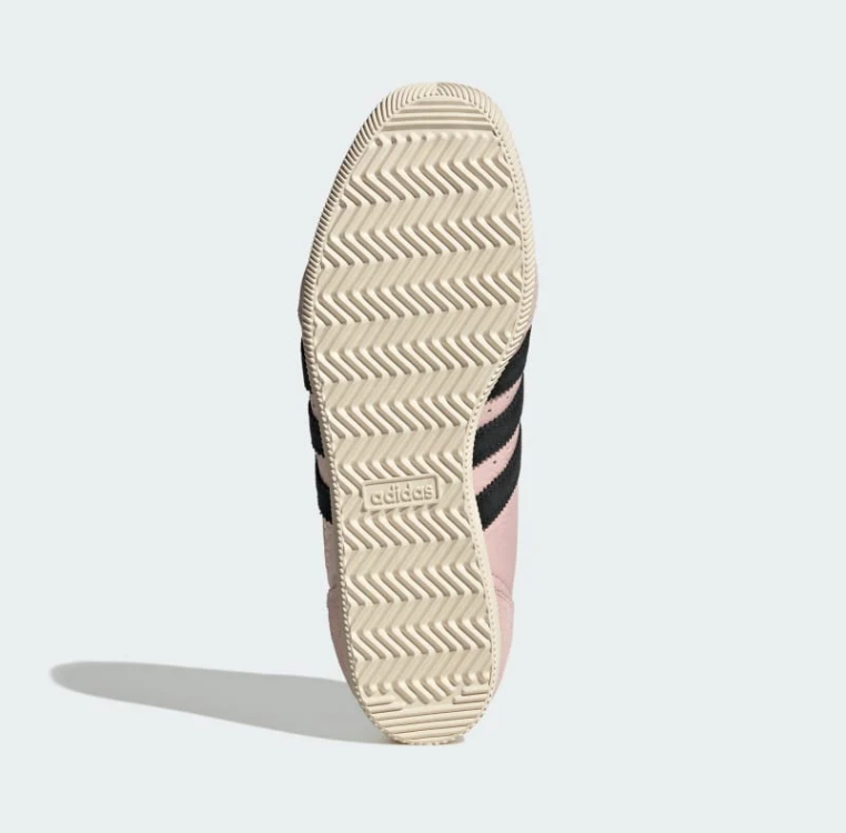 adidas Japan Pink and Black Low-Profile Sneakers with Cream Sole