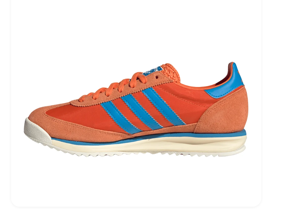 adidas SL 72 Orange and Blue Retro Sneakers
