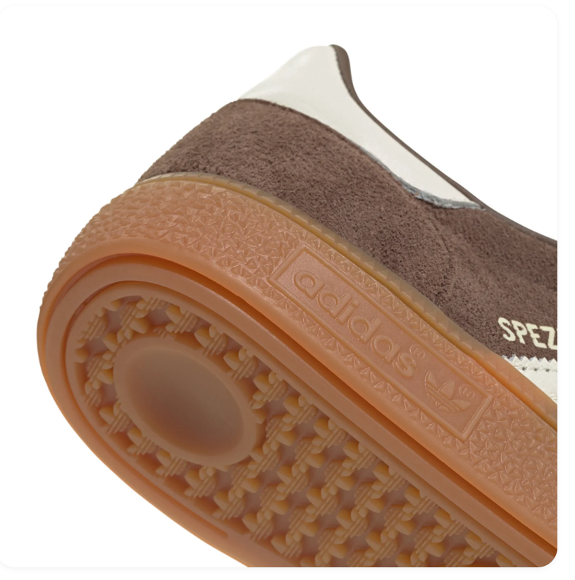 adidas Handball Spezial Brown and Cream Sneakers with Gum Sole