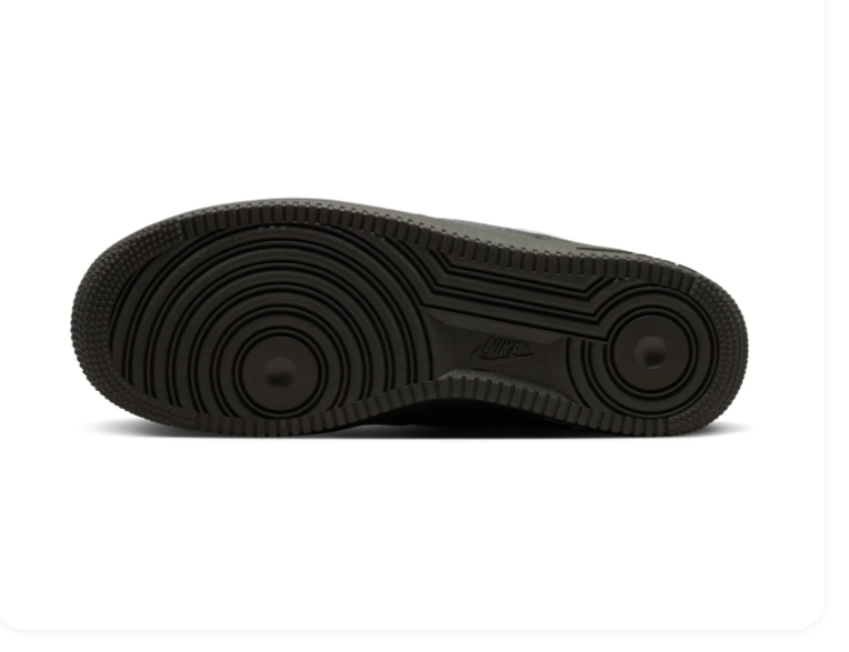 Nike Air Force 1 Dark Olive and Grey Low-Top Sneakers