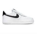 Nike Air Force 1 White and Black Low-Top Sneakers