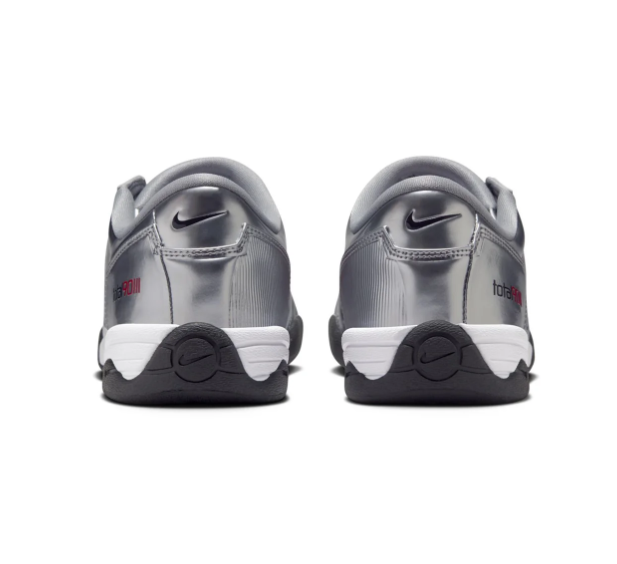 Nike Total 90 III Metallic Silver and Red Low-Top Sneakers