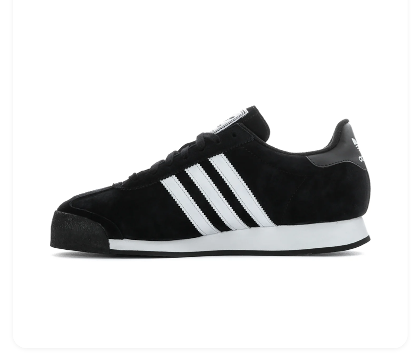 adidas Samoa Black and White Sneakers
