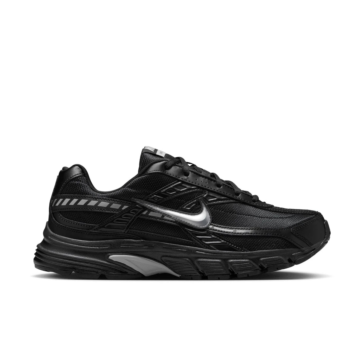 Nike Initiator Black and Metallic Silver Sneakers
