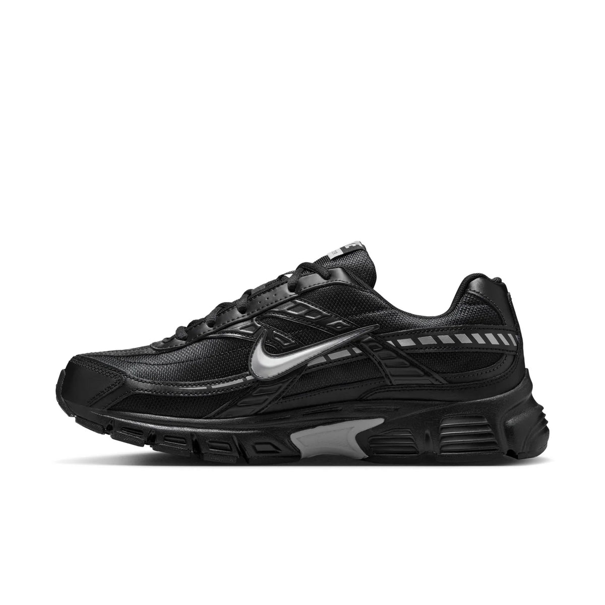 Nike Initiator Black and Metallic Silver Sneakers