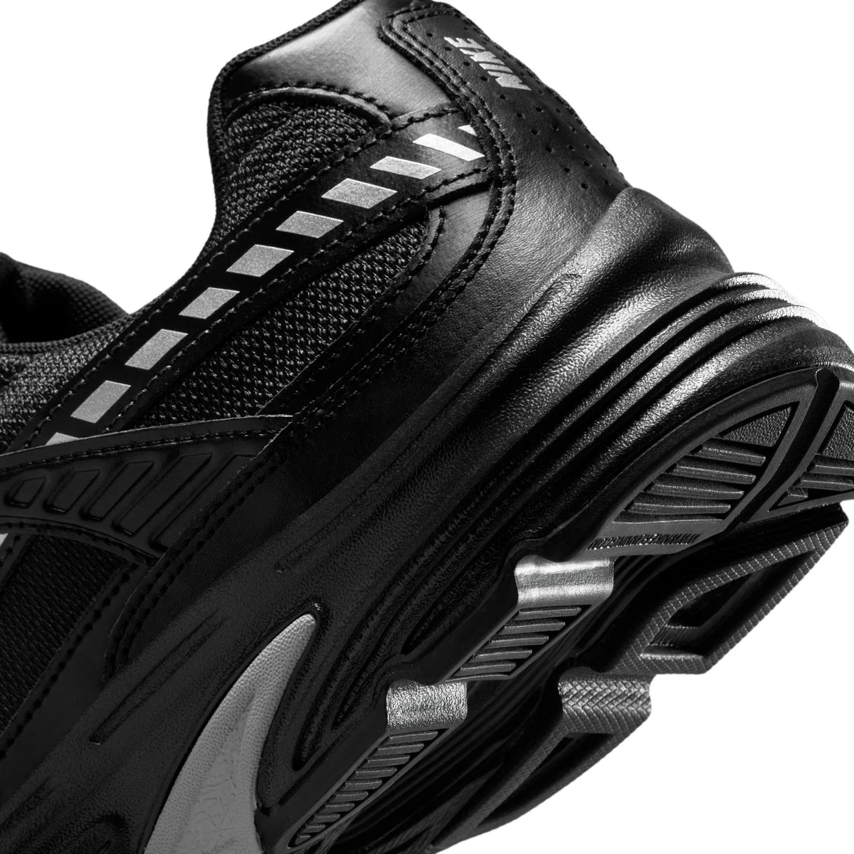 Nike Initiator Black and Metallic Silver Sneakers