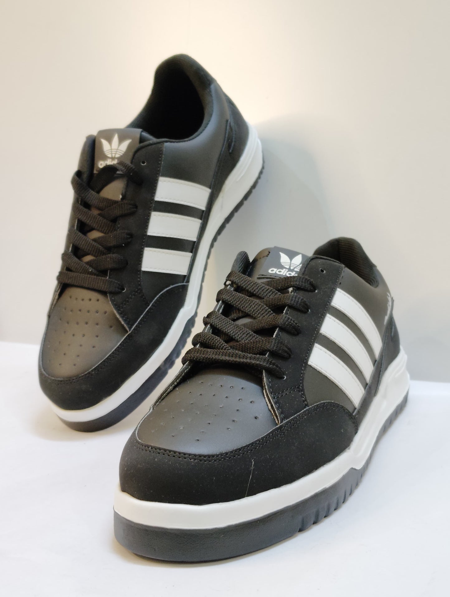 Black & White Classic Sneakers For Men