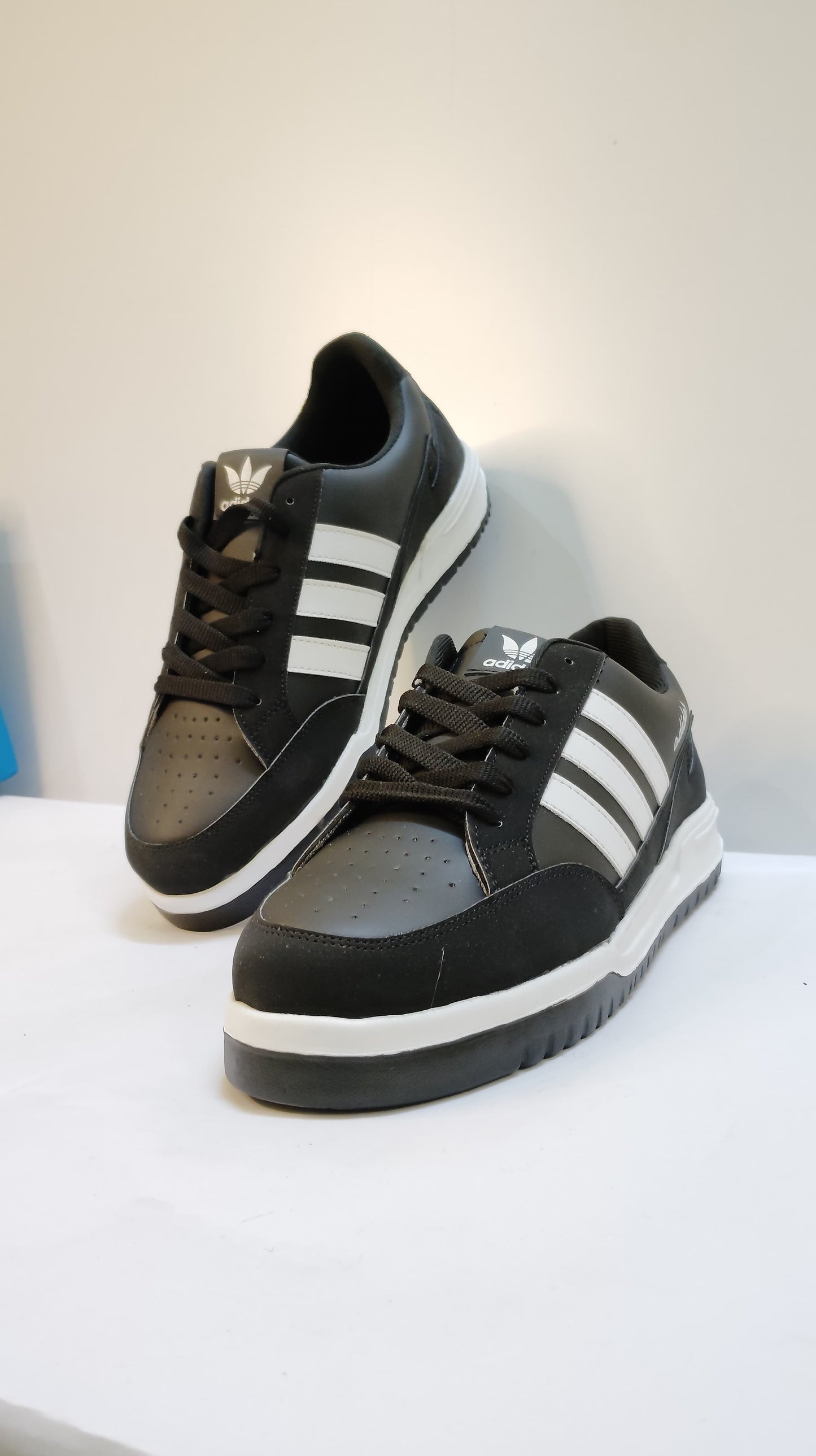 Black & White Classic Sneakers For Men