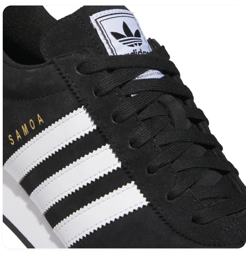 adidas Samoa Black and White Sneakers