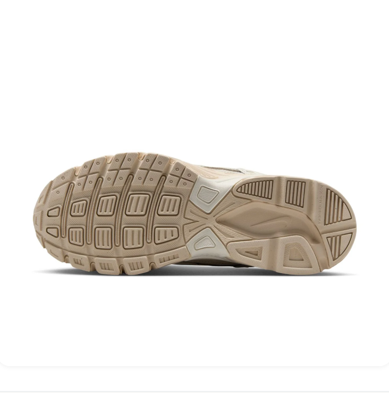 Nike Cream and Beige Retro-Inspired Sneakers
