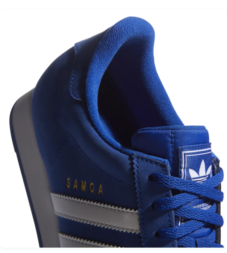adidas Samoa Royal Blue and White Sneakers