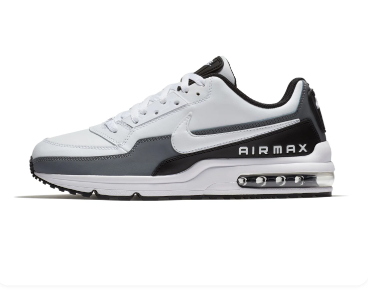 Nike Air Max White, Grey and Black Low-Top Sneakers