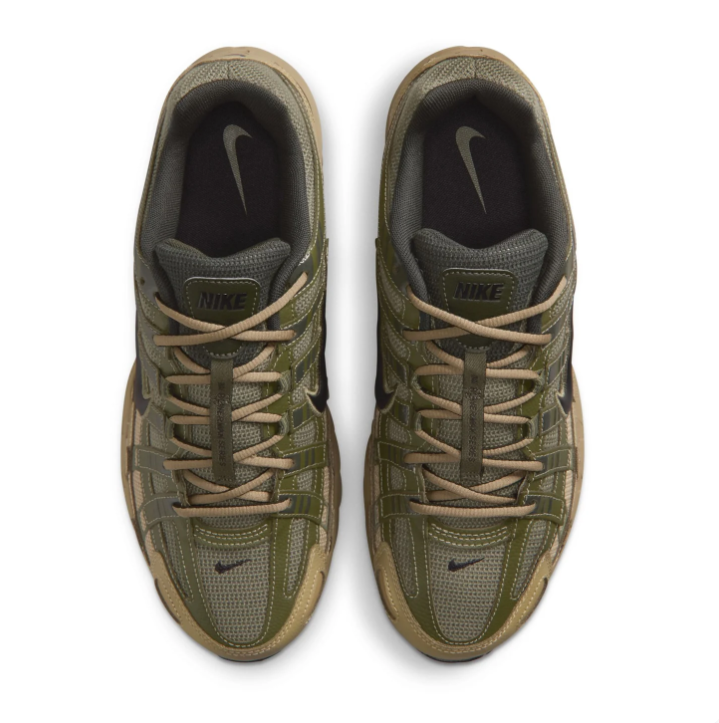 Nike Olive and Khaki Retro-Inspired Sneakers