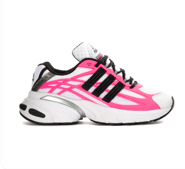 adidas Adistar White and Hot Pink Chunky Sneakers