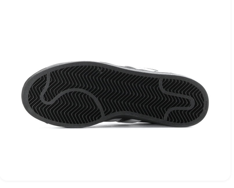 adidas Superstar Glossy Black and White Shell-Toe Sneakers