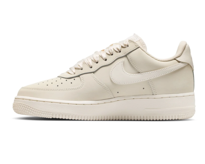 Nike Air Force 1 Cream Low-Top Sneakers with Ribbon Laces