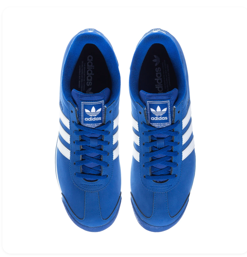adidas Samoa Royal Blue and White Sneakers