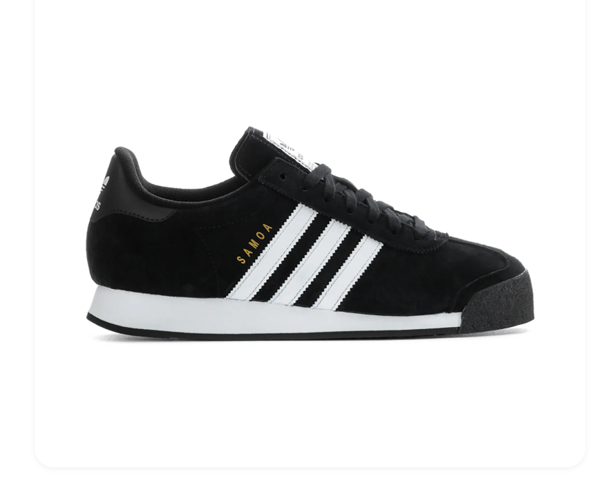 adidas Samoa Black and White Sneakers