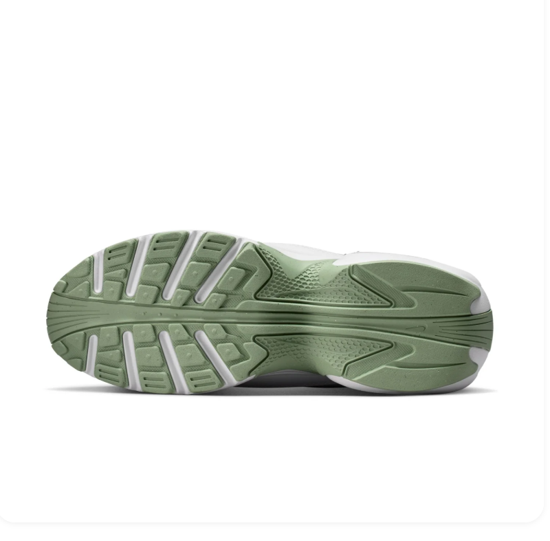 Nike Air White and Mint Green Low-Top Sneakers