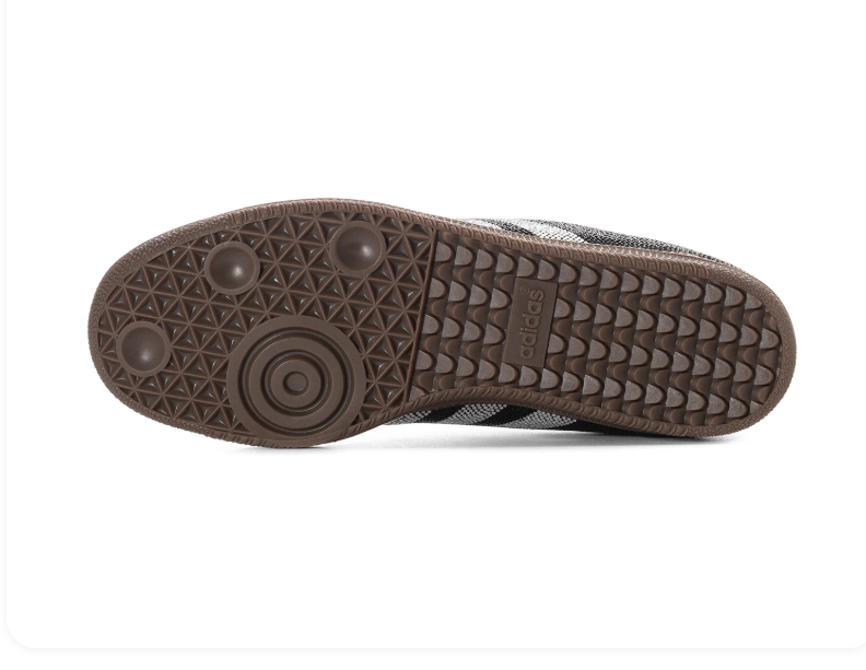 adidas Black and Silver Rhinestone Sneakers with Gum Sole