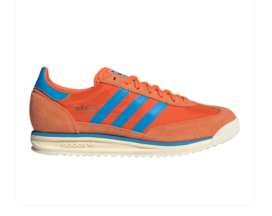 adidas SL 72 Orange and Blue Retro Sneakers