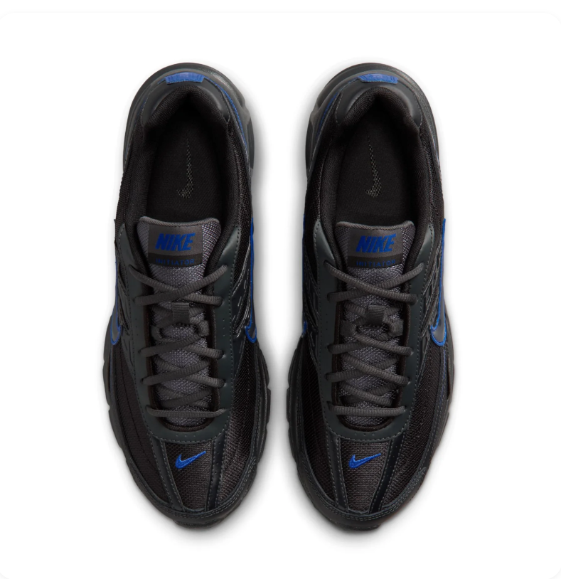 Nike Initiator Black and Royal Blue Sneakers