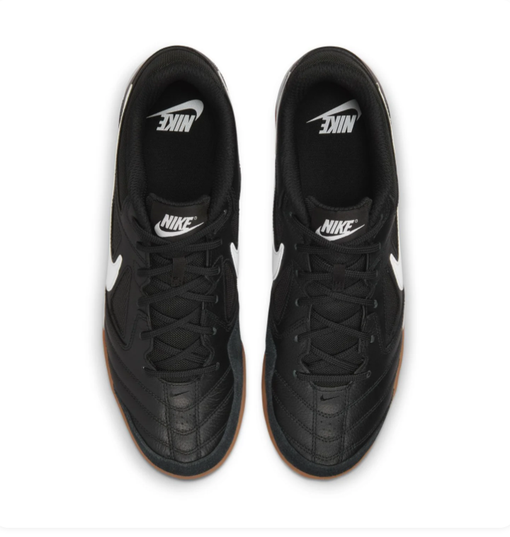 Nike Black and White Low-Top Sneakers with Gum Sole