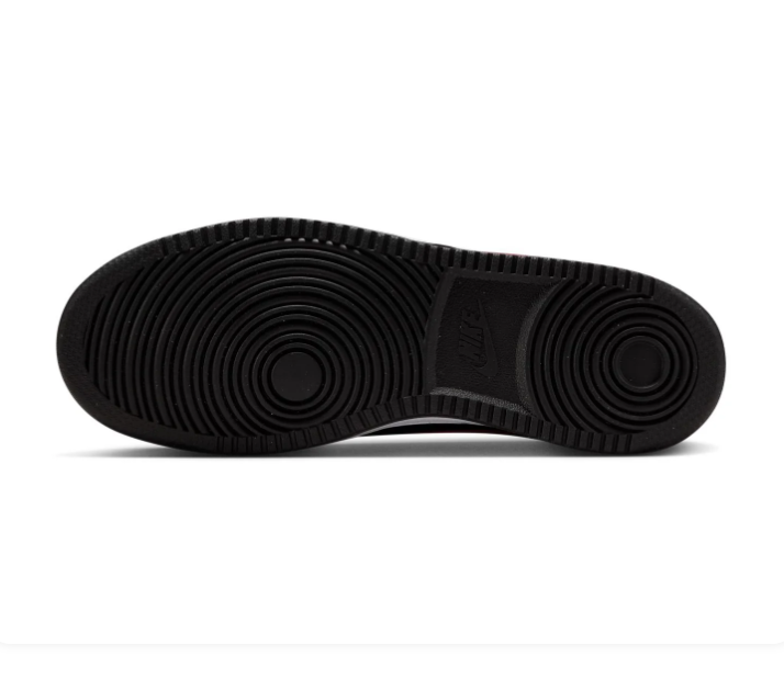 Nike Court Vision Black, White and Red Low-Top Sneakers