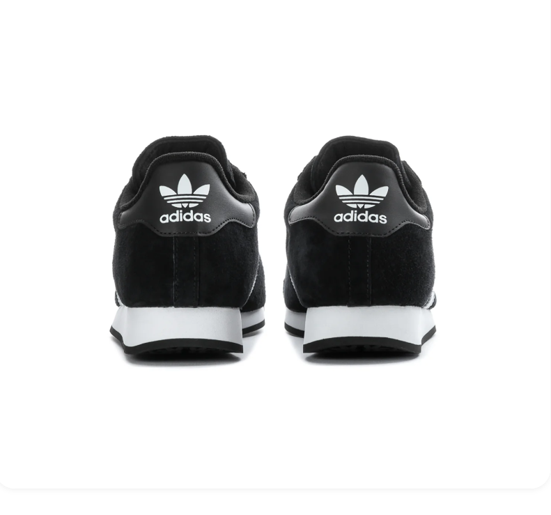 adidas Samoa Black and White Sneakers