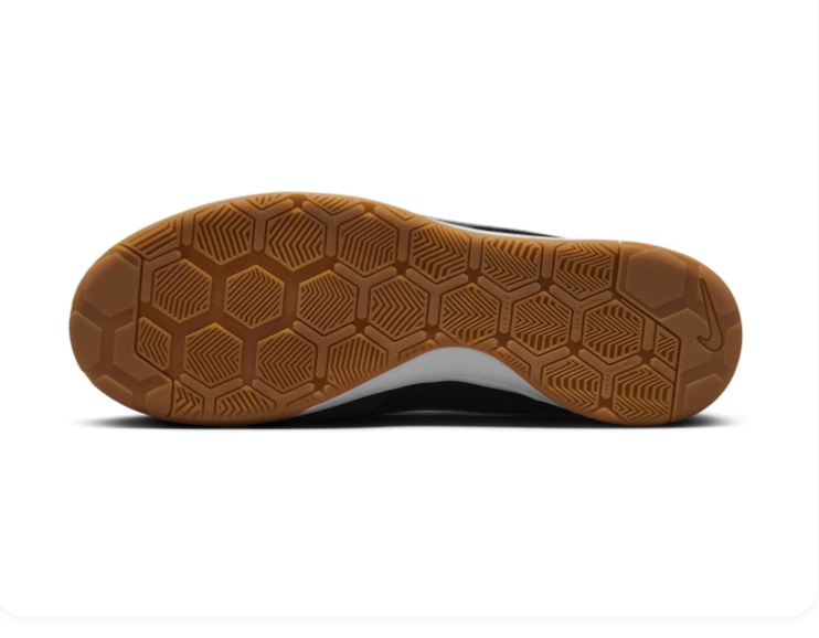 Nike Black and White Low-Top Sneakers with Gum Sole